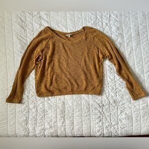 Zara burnt yellow sweater